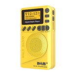 Mini Pocket DAB/DAB+ FM Radio MP3 Player with Speaker & Rechargeable Battery