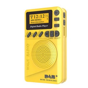 Mini Pocket DAB/DAB+ FM Radio MP3 Player with Speaker & Rechargeable Battery