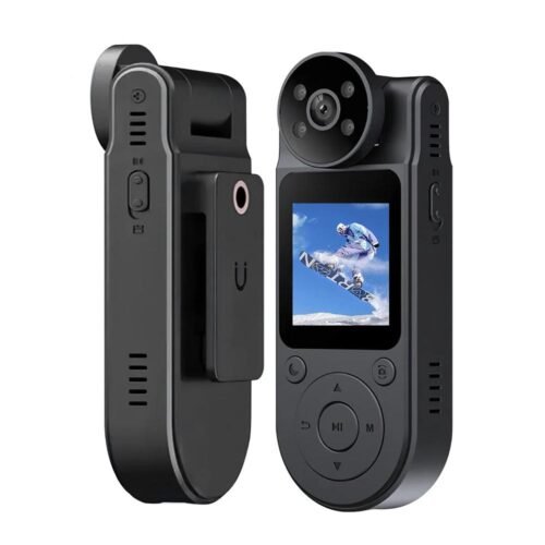 4K HD WiFi Body Camera with Night Vision and Magnetic Back Clip - Portable DVR Recorder