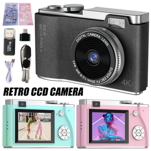 17157-969b2d.jpg Portable Digital Camera HD 1080P 64MP 16X Zoom Anti-Shake Photography Camera