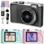 Portable Digital Camera HD 1080P 64MP 16X Zoom Anti-Shake Photography Camera