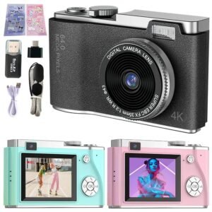 Portable Digital Camera HD 1080P 64MP 16X Zoom Anti-Shake Photography Camera