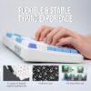 Wireless Mechanical Gaming Keyboard - Hot Swappable Gasket with Five-Layer Padding
