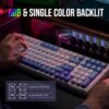 Wireless Mechanical Gaming Keyboard - Hot Swappable Gasket with Five-Layer Padding