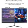 24 Inch FHD 1080p Computer Monitor with 75Hz Refresh Rate and AMD FreeSync