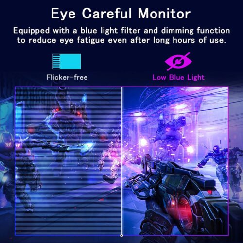 24 Inch FHD Gaming Monitor with 165Hz Refresh Rate and AMD FreeSync Technology