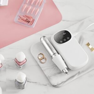 Rechargeable Electric Nail Drill 35,000RPM Cordless E File for Manicure Pedicure