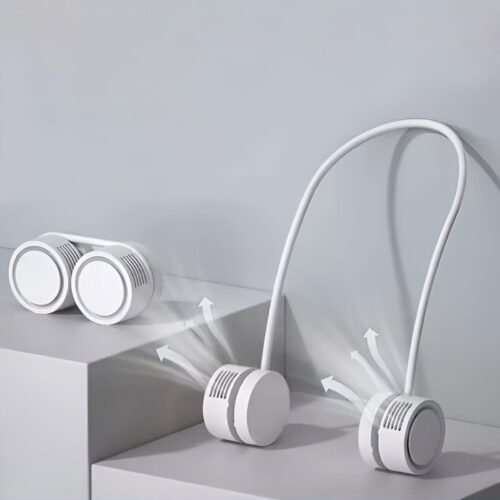 Portable Hanging Neck Fan Bladeless USB Rechargeable Mini Air Cooler