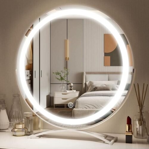18-Inch Lighted Vanity Mirror with Smart Touch