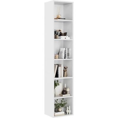 71.5" Tall Narrow Bookshelf