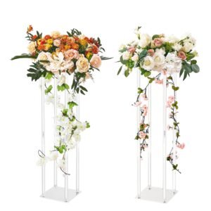 Elegant Acrylic Wedding Flower Stand for Centerpieces & Party Decorations