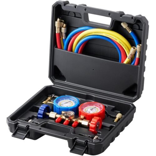 3-Way AC Manifold Gauge Set for R134A R22 R12 R502