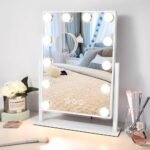 Vanity Makeup Mirror with Lights – 3-Color LED, 10X Magnification, Touch Control