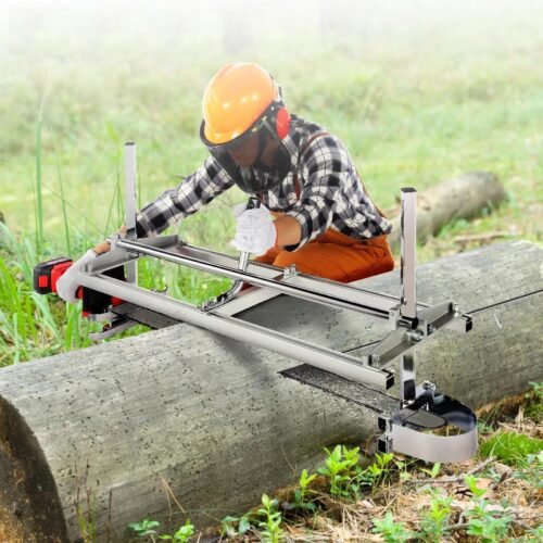 Portable Chainsaw Mill – Adjustable Sawmill Guide for Precise Wood Cutting
