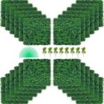 Artificial Boxwood Panels - 24pcs Faux Hedge Wall Panels for Privacy & Decor