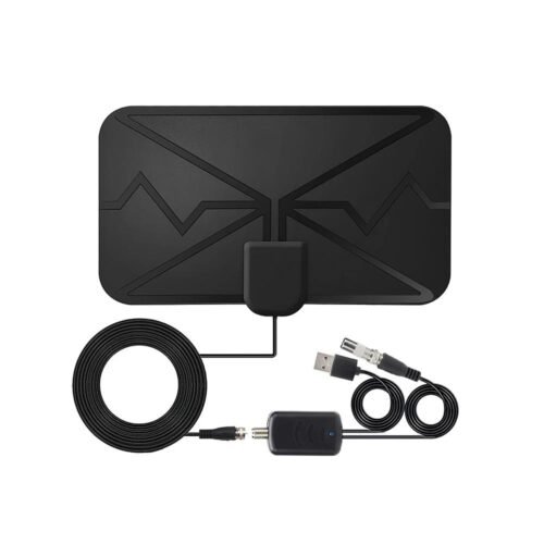 300 Miles Digital TV Antenna with Amplifier for HD & 4K Reception