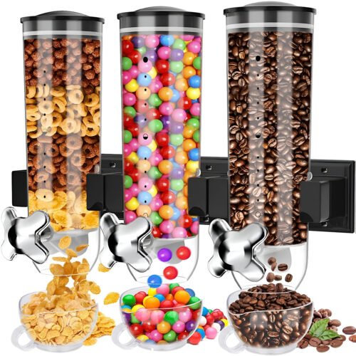4.5L Snack Dispenser for Nuts, Coffee Beans, Cereal & More