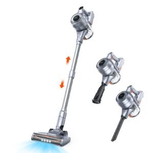 Powerful Cordless Handheld Vacuum Cleaner with LED Light & 40-Min Runtime