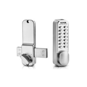 Mechanical Keyless Entry Door Lock with Adjustable Thumb Knob