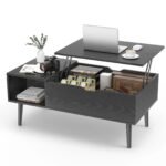 Adjustable Lift Top Coffee Table with Storage for Living Room