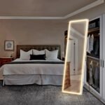 64"x21" LED Full Length Mirror with Stand