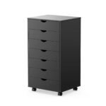 7-Drawer Chest Storage Cabinet with Rolling Wheels for Easy Mobility