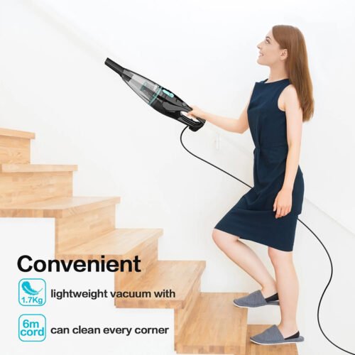 20509-af3e4a.jpg 16Kpa Corded Handheld Vacuum Cleaner with Extra Long 6M Cord
