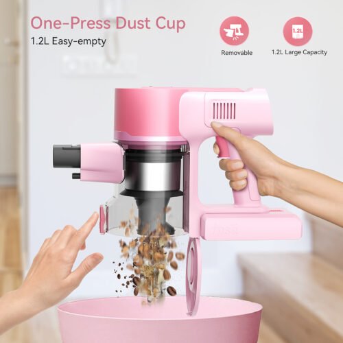 S11 Pro Cordless Stick Vacuum Cleaner – 350W 30KPA for Pet Hair and Hard Floors