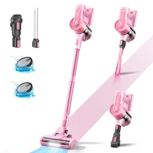 S11 Pro Cordless Stick Vacuum Cleaner – 350W 30KPA for Pet Hair and Hard Floors