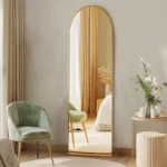 Full Body Wall Mirror 59"x16" Standing Hanging Mirror with Aluminum Alloy Frame