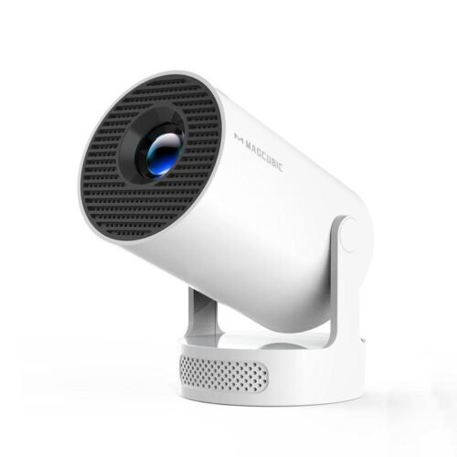 Mini 4K Projector with Wi-Fi, BT 5.4, and Android 11 – 290 ANSI, Compact, Outdoor & Home Theater