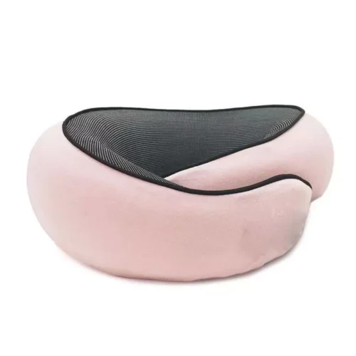 Travel Neck Pillow Memory Foam U-Shaped Adjustable Neck Support Pillow