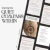 Tracing the Quiet Compass Within – Self-Discovery Beliefs Guide, Journaling & Mindset eBook, Personal Growth Digital Download