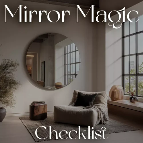 The Mirror Magic Checklist | How to Use Mirrors to Enhance Room Style | Digital Home Décor Guide for Light, Space & Style Transformation
