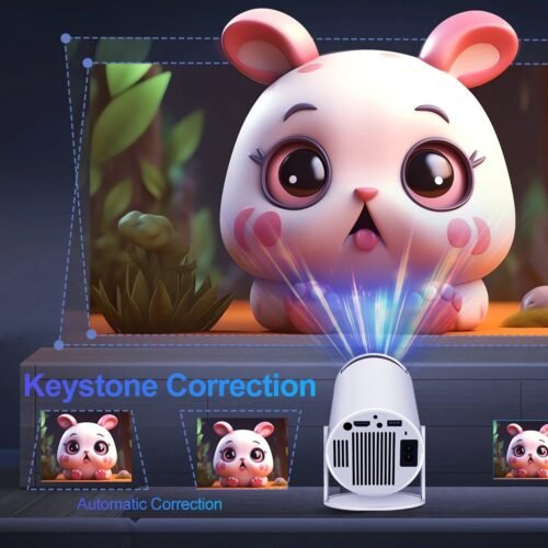 200ANSI LED Projector with Screen Mirroring, Dual Wifi, and 1280x720P Resolution