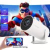 200ANSI LED Projector with Screen Mirroring, Dual Wifi, and 1280x720P Resolution