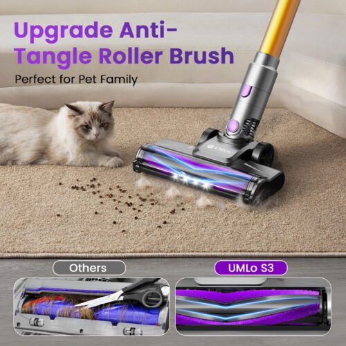30KPa Cordless Vacuum Cleaner with Touchscreen