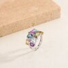 21759-2e218e.jpg Multicolor Natural Citrine, Amethyst, Peridot, and Topaz Adjustable Sterling Silver Cocktail Ring