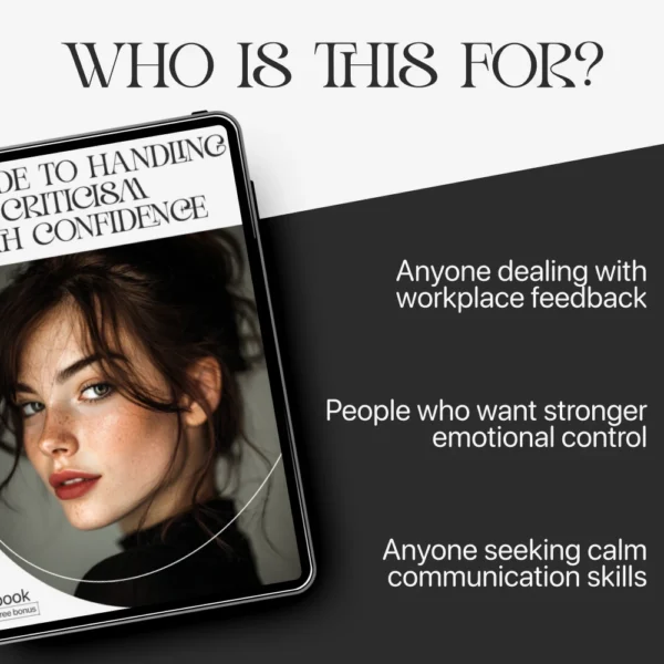 Buy A Guide to Handling Criticism with Confidence Online | Jogoka