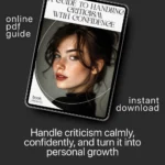 Buy A Guide to Handling Criticism with Confidence Online | Jogoka