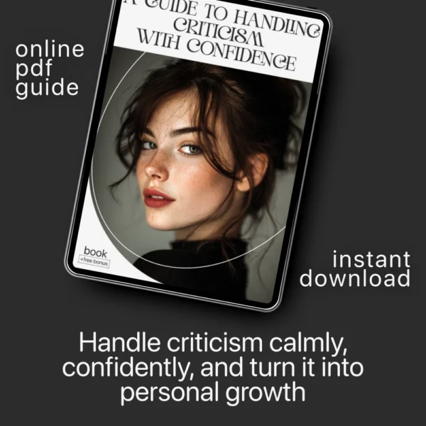 Buy A Guide to Handling Criticism with Confidence Online | Jogoka