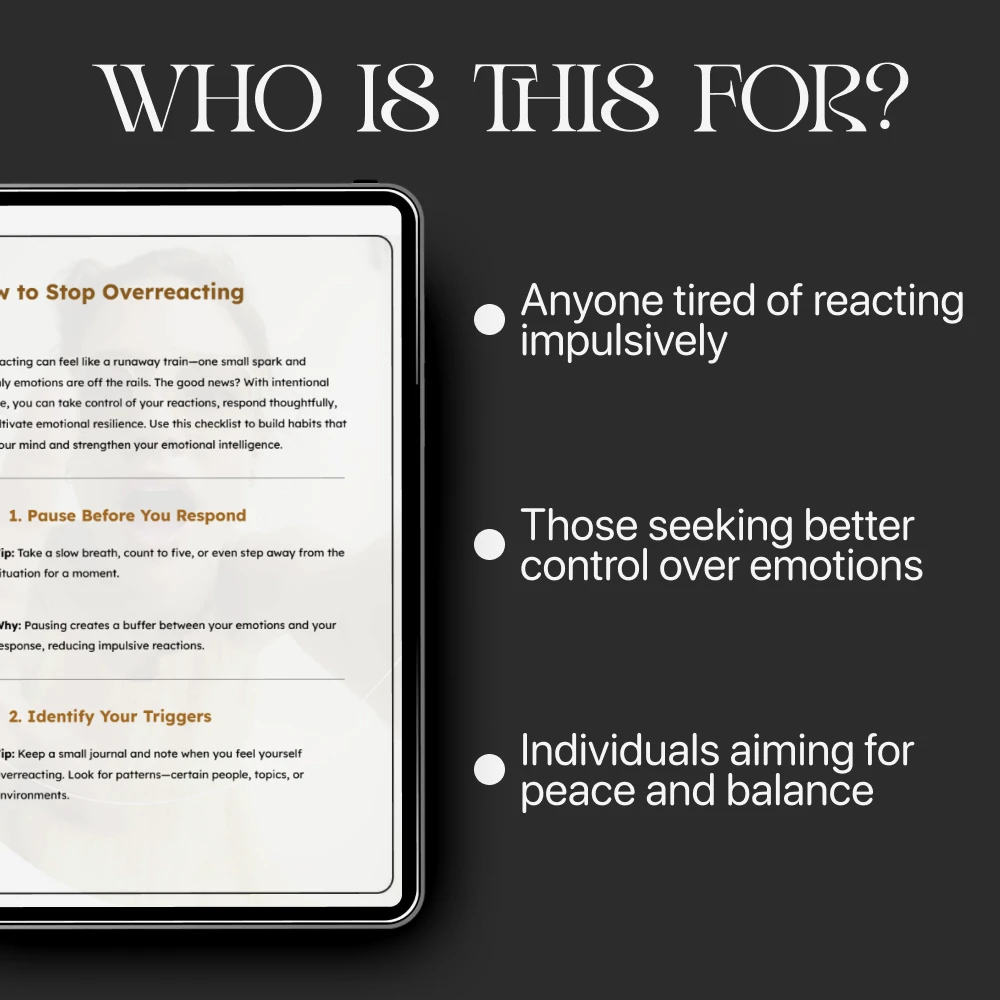 How to Stop Overreacting - Image 5