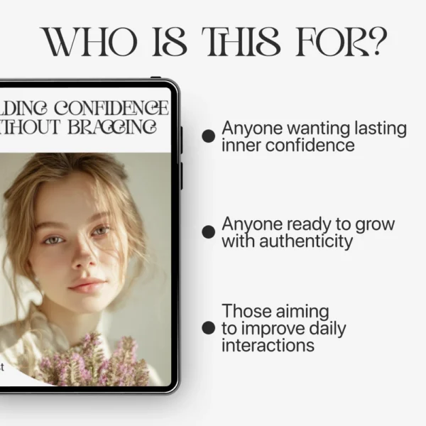Buy Building Confidence Without Bragging Online | Jogoka