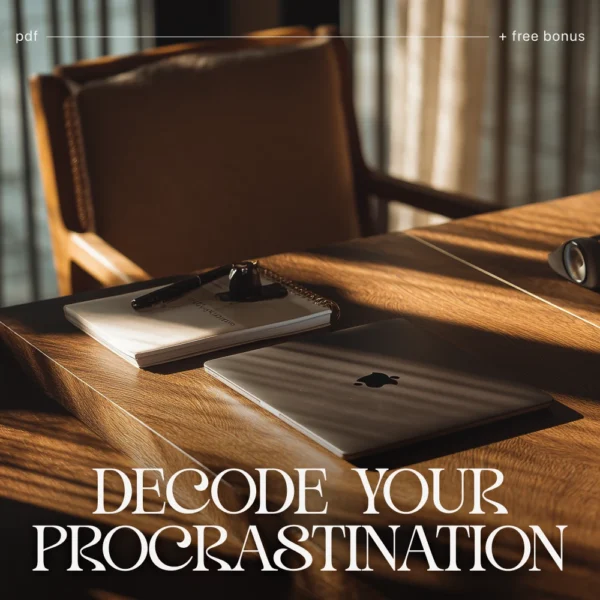 Buy A Checklist to Decode Your Procrastination Online | Jogoka