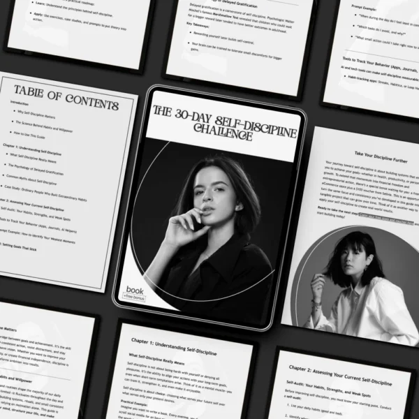 Buy The 30-Day Self-Discipline Challenge Online | Jogoka