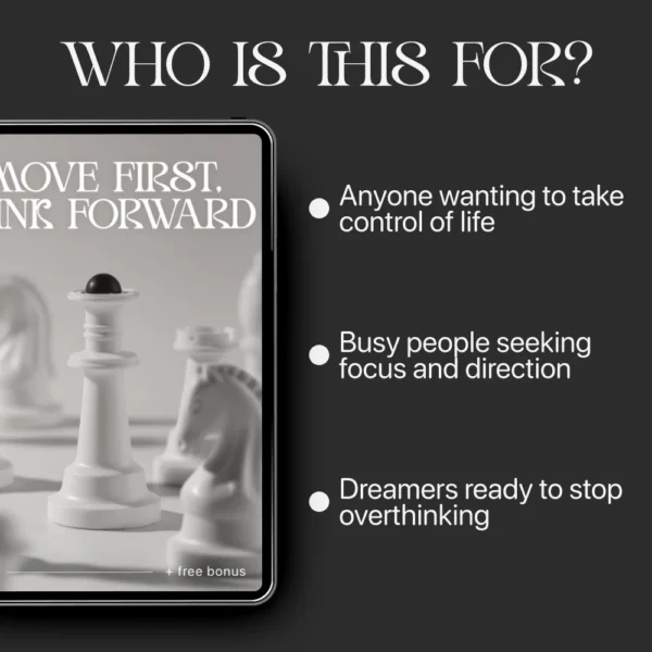 Buy Move First, Think Forward Online | Jogoka