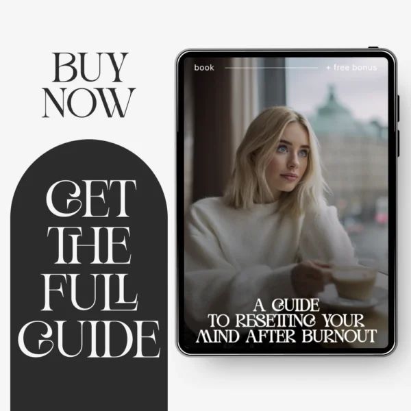 Buy A Guide to Resetting Your Mind After Burnout Online | Jogoka