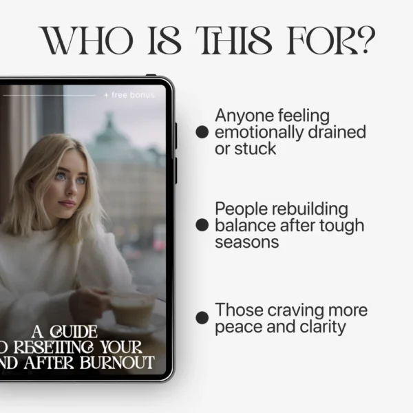 Buy A Guide to Resetting Your Mind After Burnout Online | Jogoka