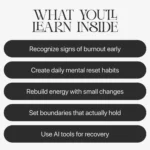 Buy A Guide to Resetting Your Mind After Burnout Online | Jogoka