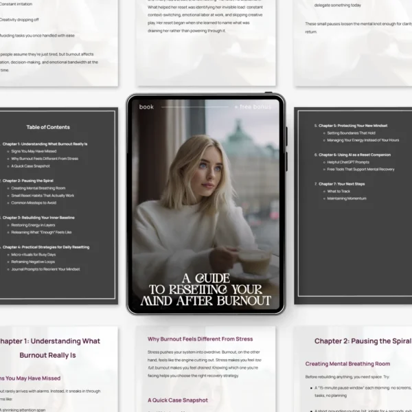Buy A Guide to Resetting Your Mind After Burnout Online | Jogoka